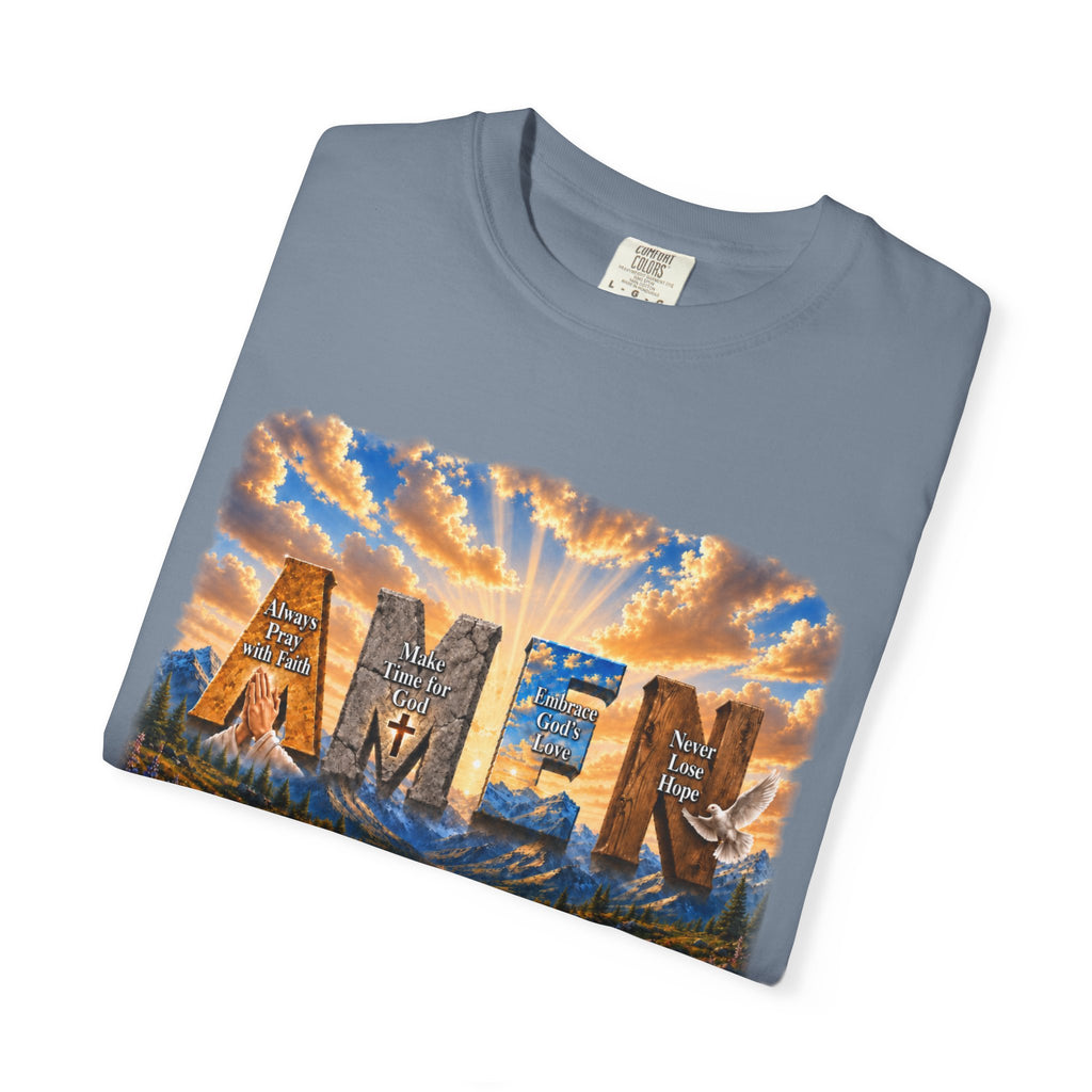 AMEN Faith-Inspired Garment-Dyed T-shirt