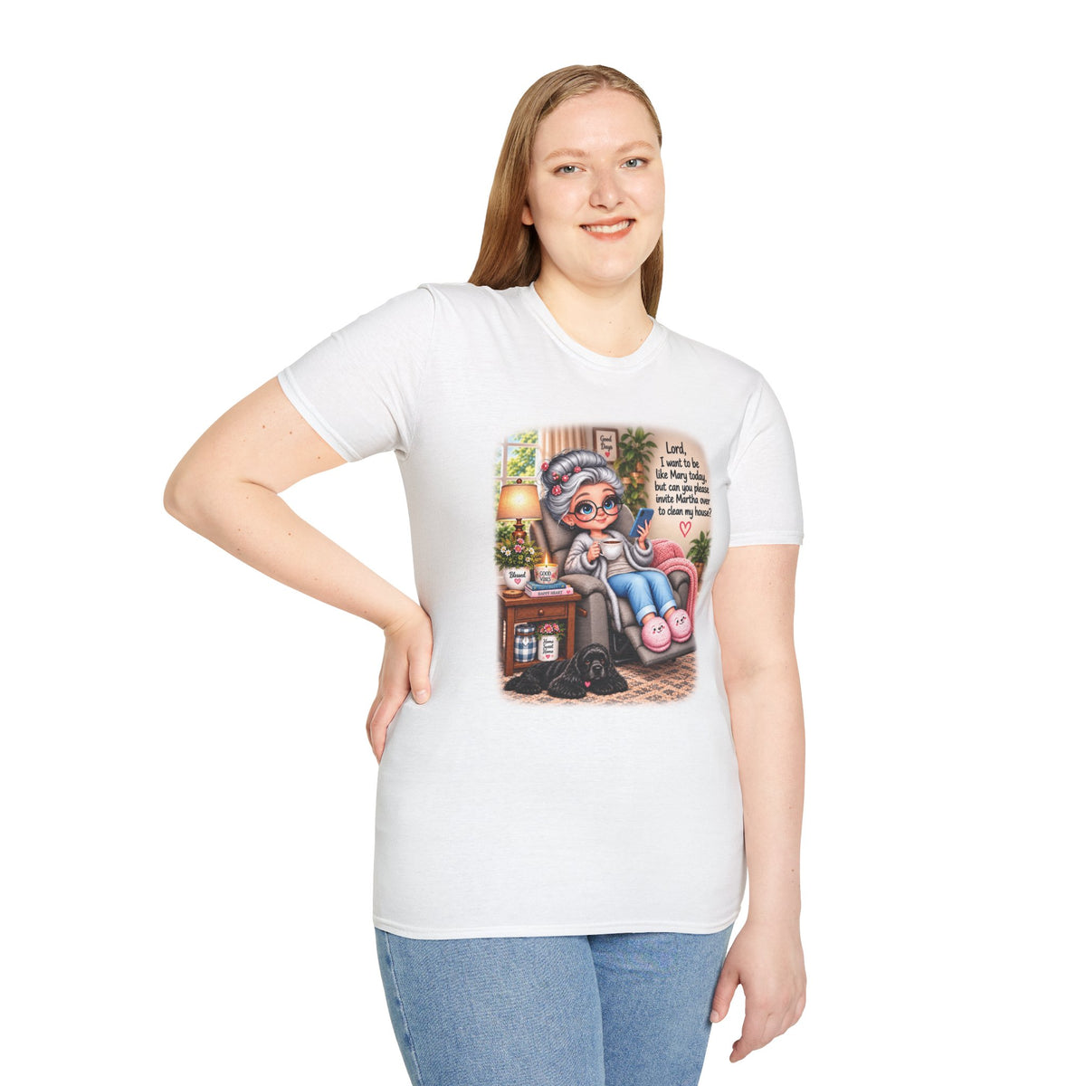 Mary & Martha Christian Grandma T-Shirt